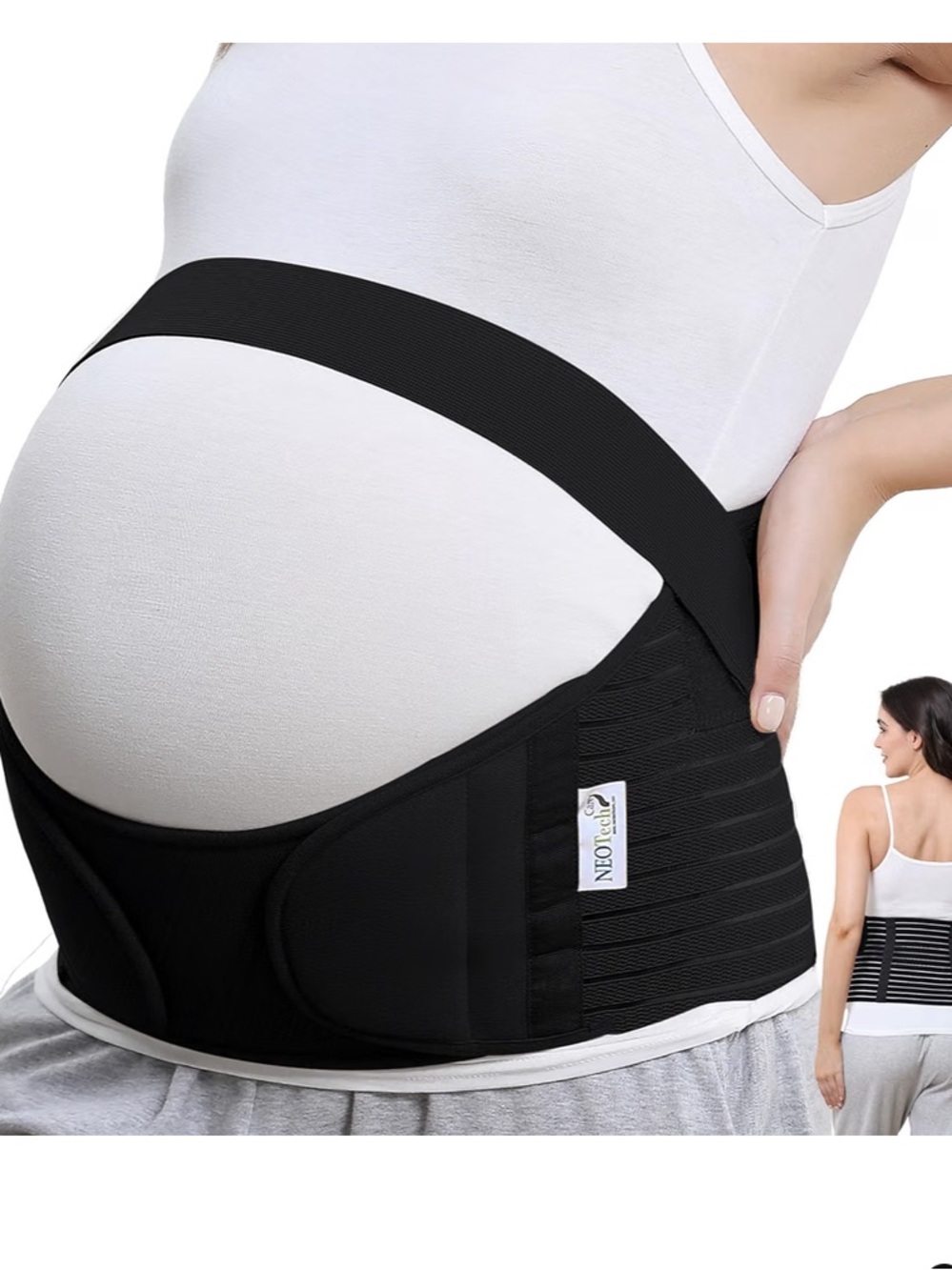 Maternity Support Belt - Black by neotech